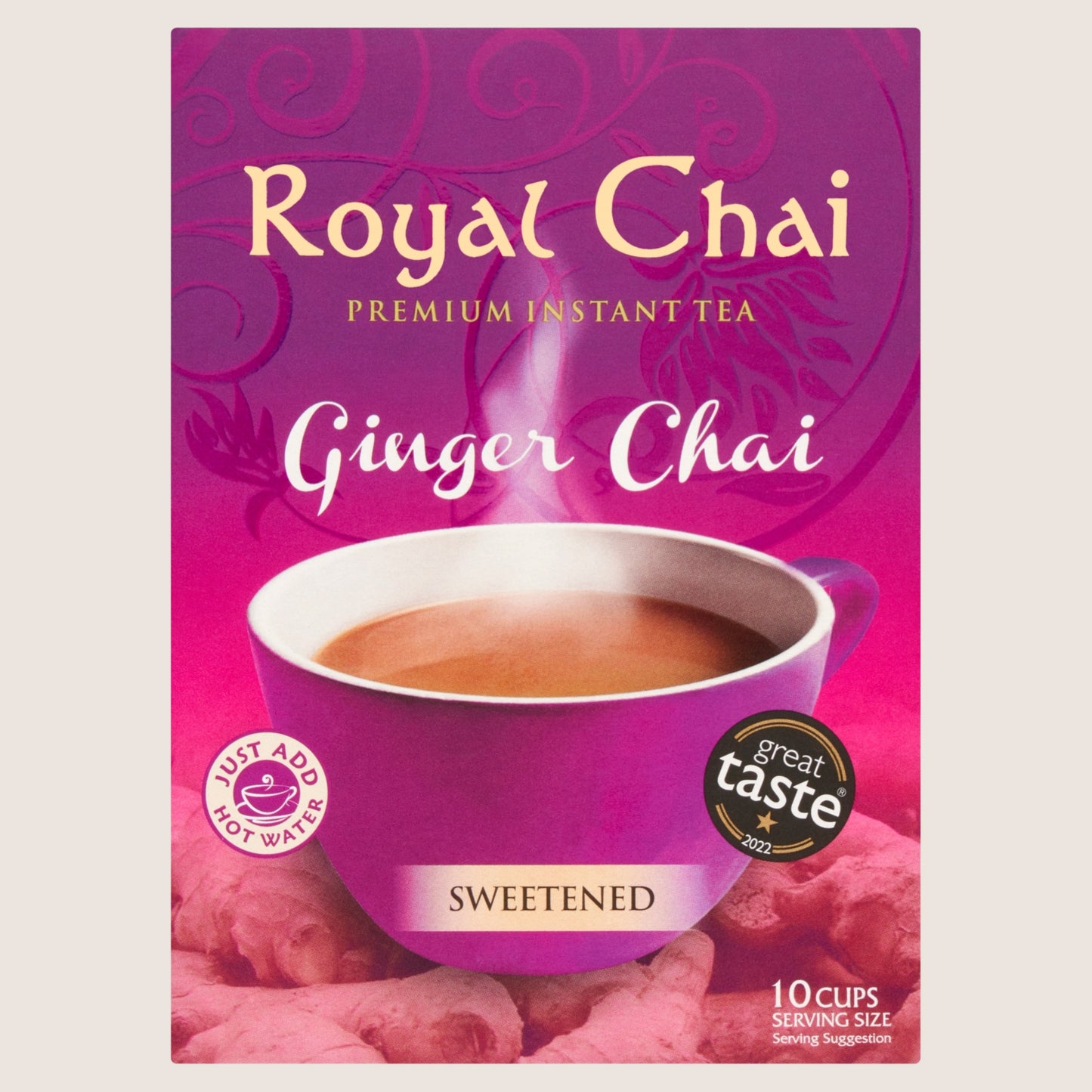 Royal Chai Sweetened Ginger Chai No Artificial Additives 200g