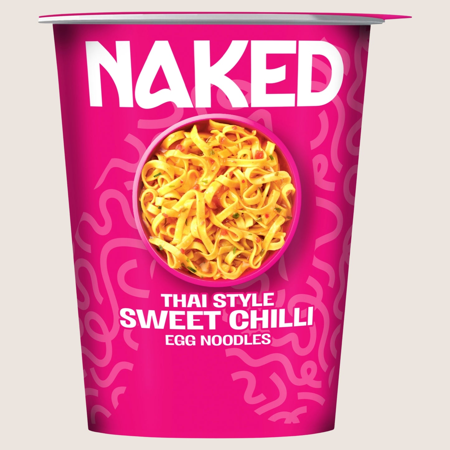 Naked Thai Style Sweet Chilli Egg Noodles Vegetarian Friendly 78g