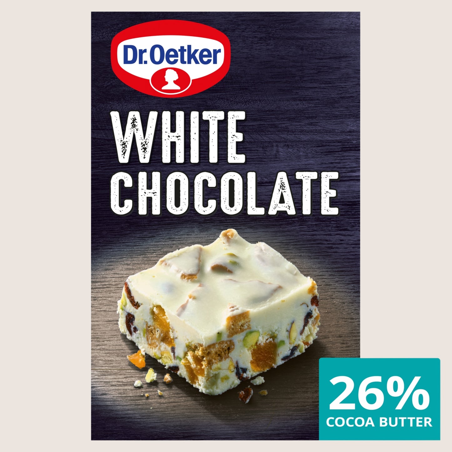 Dr Oetker White Chocolate Bar Premium Quality 100g