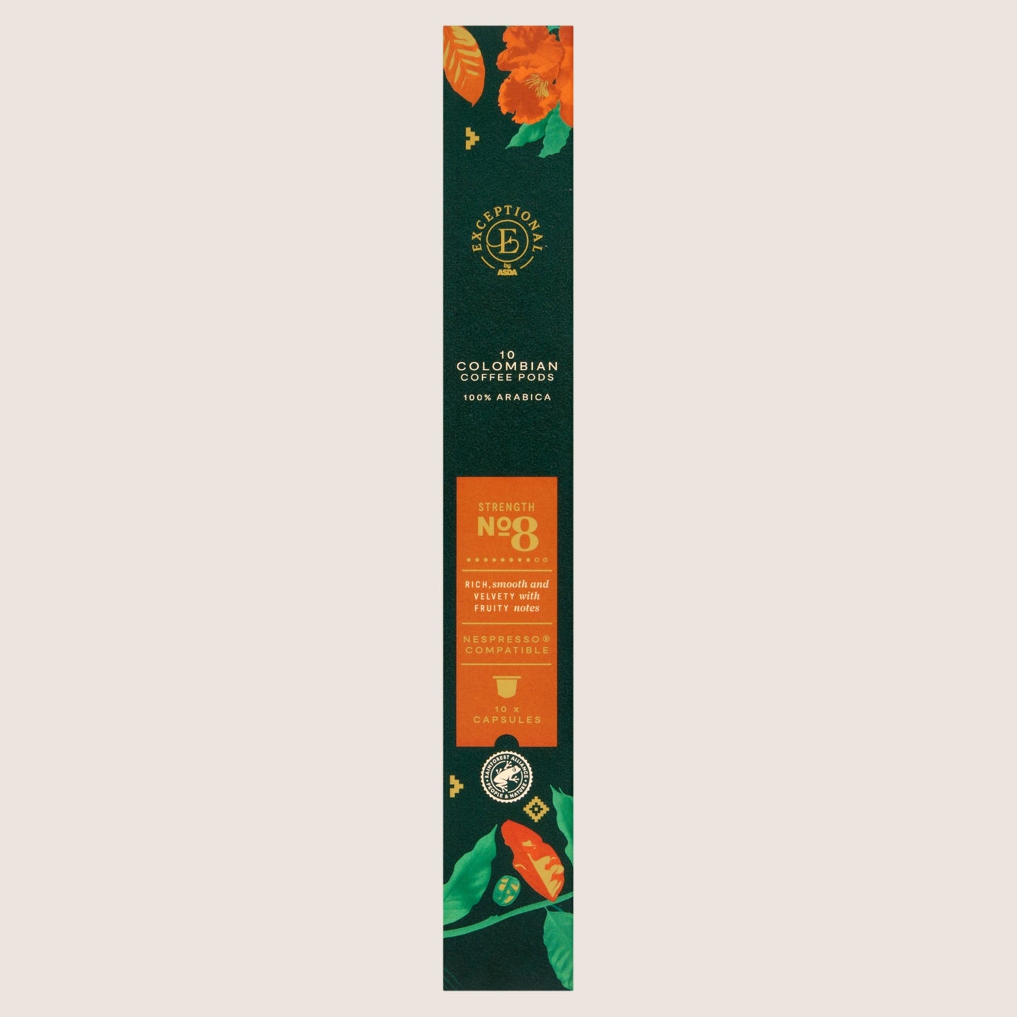 ASDA Extra Special 10 Colombian Coffee Pods No Artificial Additives 54g