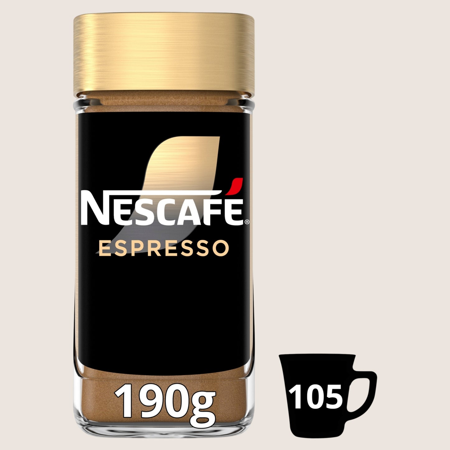 Nescafé Espresso Instant Coffee No Artificial Additives 190g