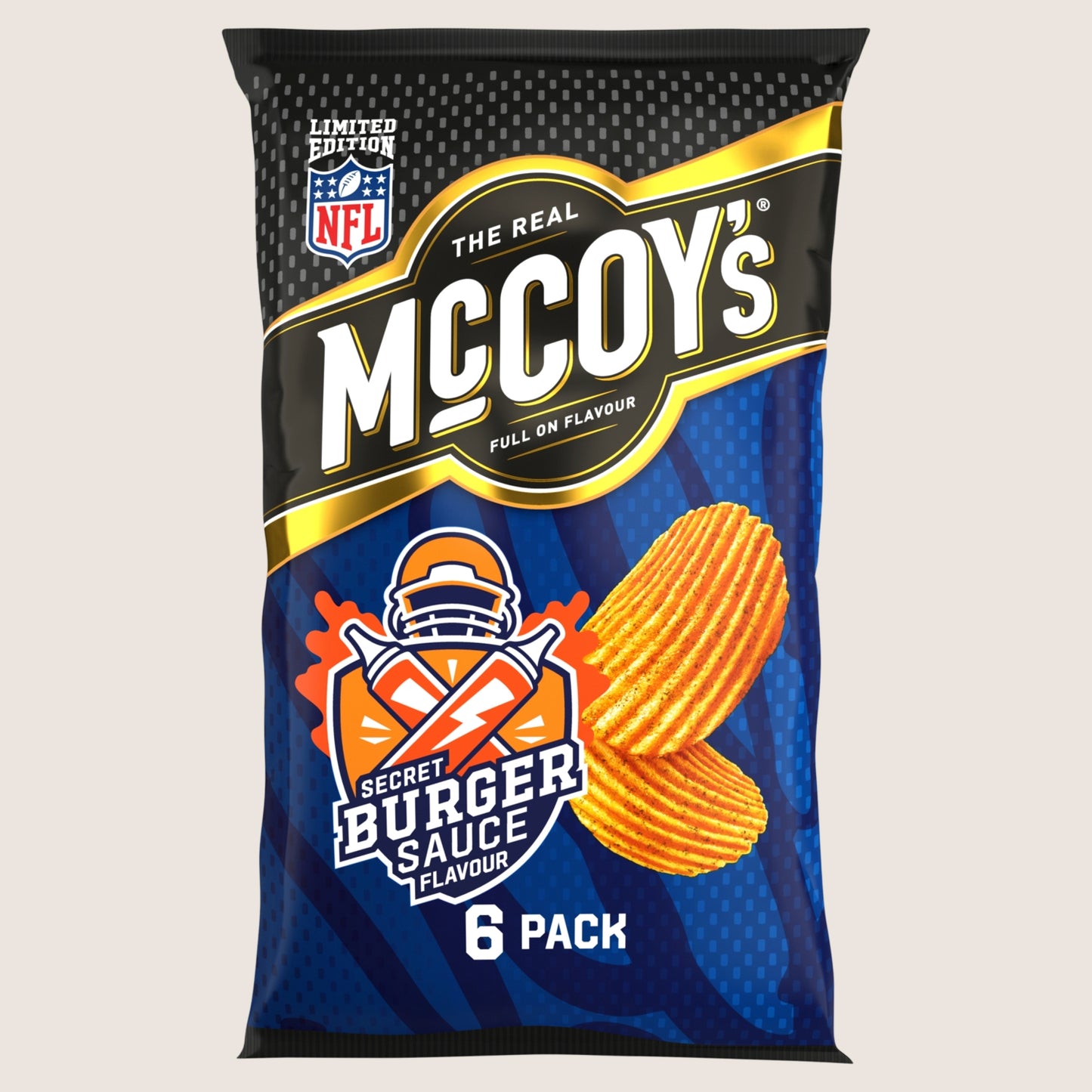 McCoy's Secret Burger Sauce Crisps Multipack 6 Pack