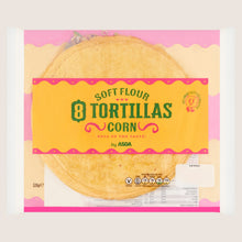 ASDA 8 Corn Tortillas No Artificial Additives 320g