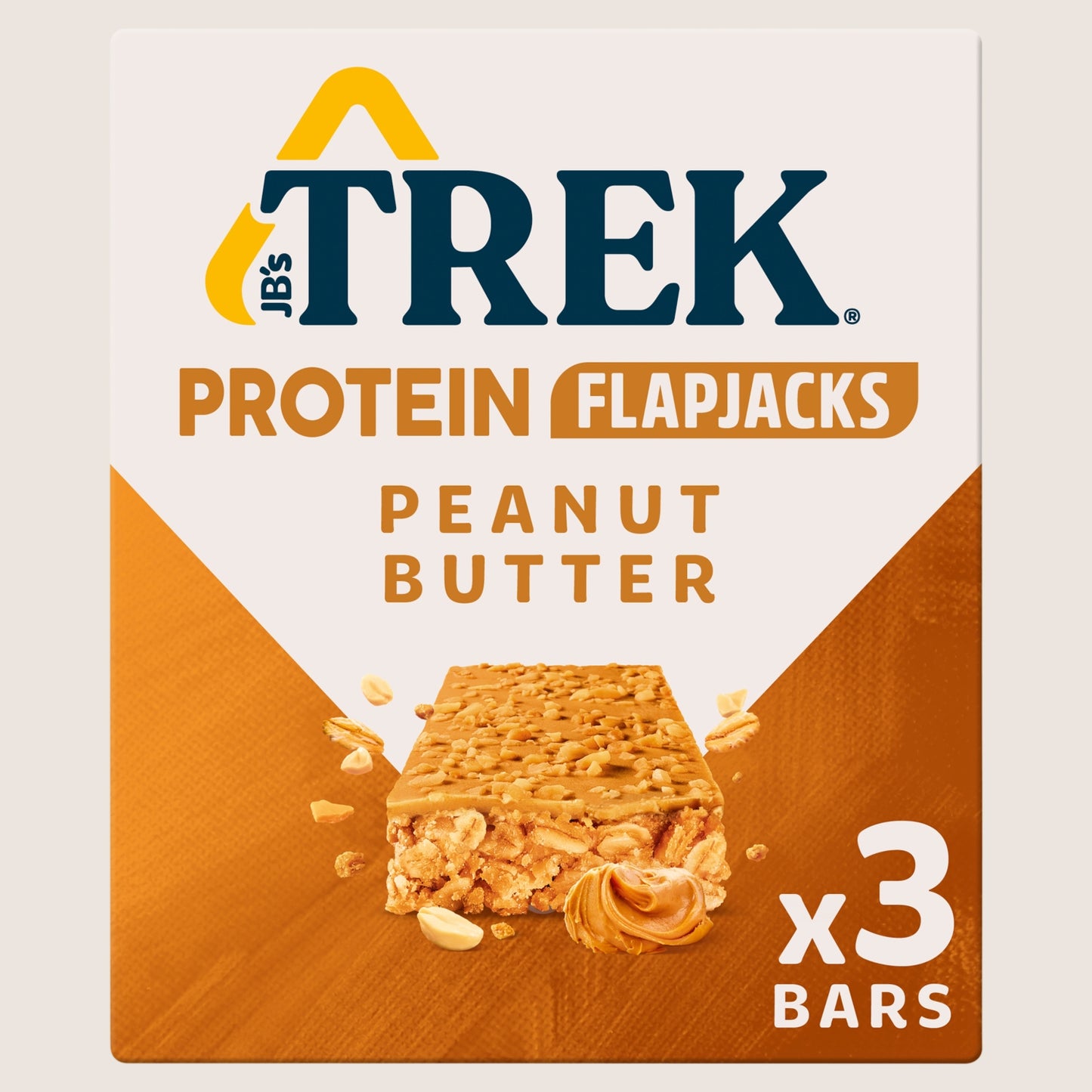 Trek Peanut Butter Protein Flapjack Protein 3 x 40g