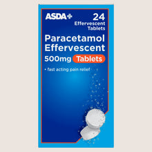 ASDA 24 Paracetamol Effervescent 500mg Tablets