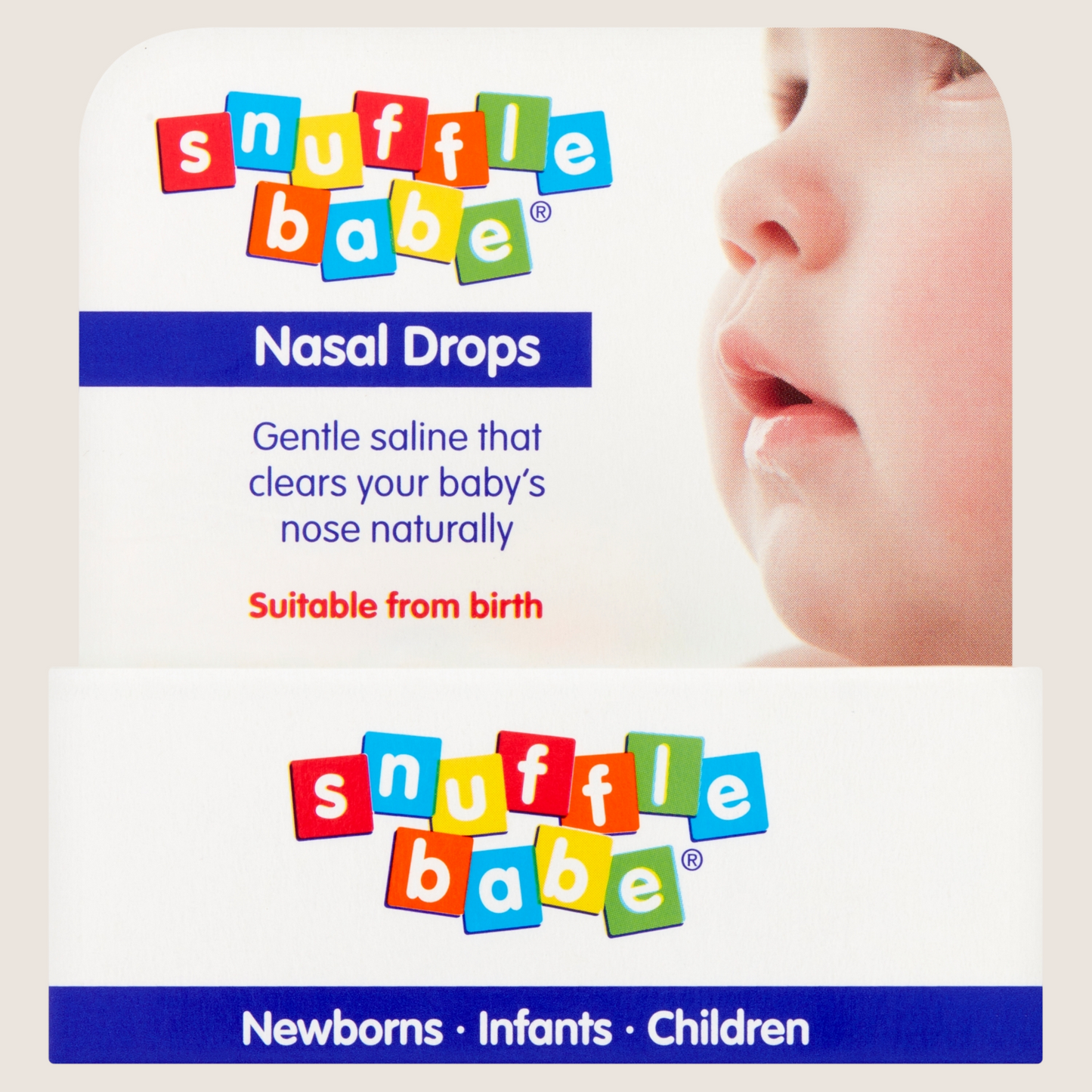 Snufflebabe Nasal Drops Suitable from Birth 10ml