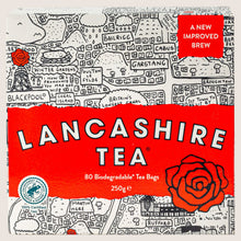 Lancashire Tea 80 Biodegradable Tea Bags Rainforest Alliance Certified 250g