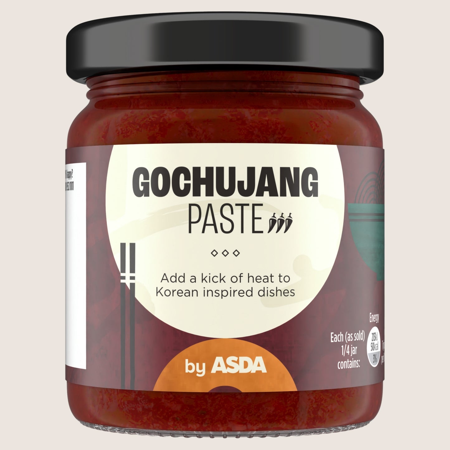ASDA Gochujang Paste No Artificial Additives 200g
