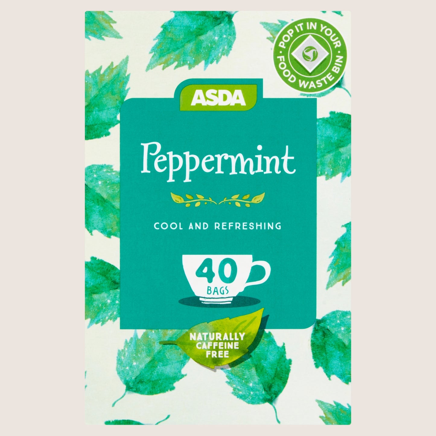 ASDA Peppermint Tea 40 Bags No Artificial Additives