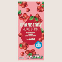 ASDA Cranberry Juice Drink No Added Sugar 1 Litre