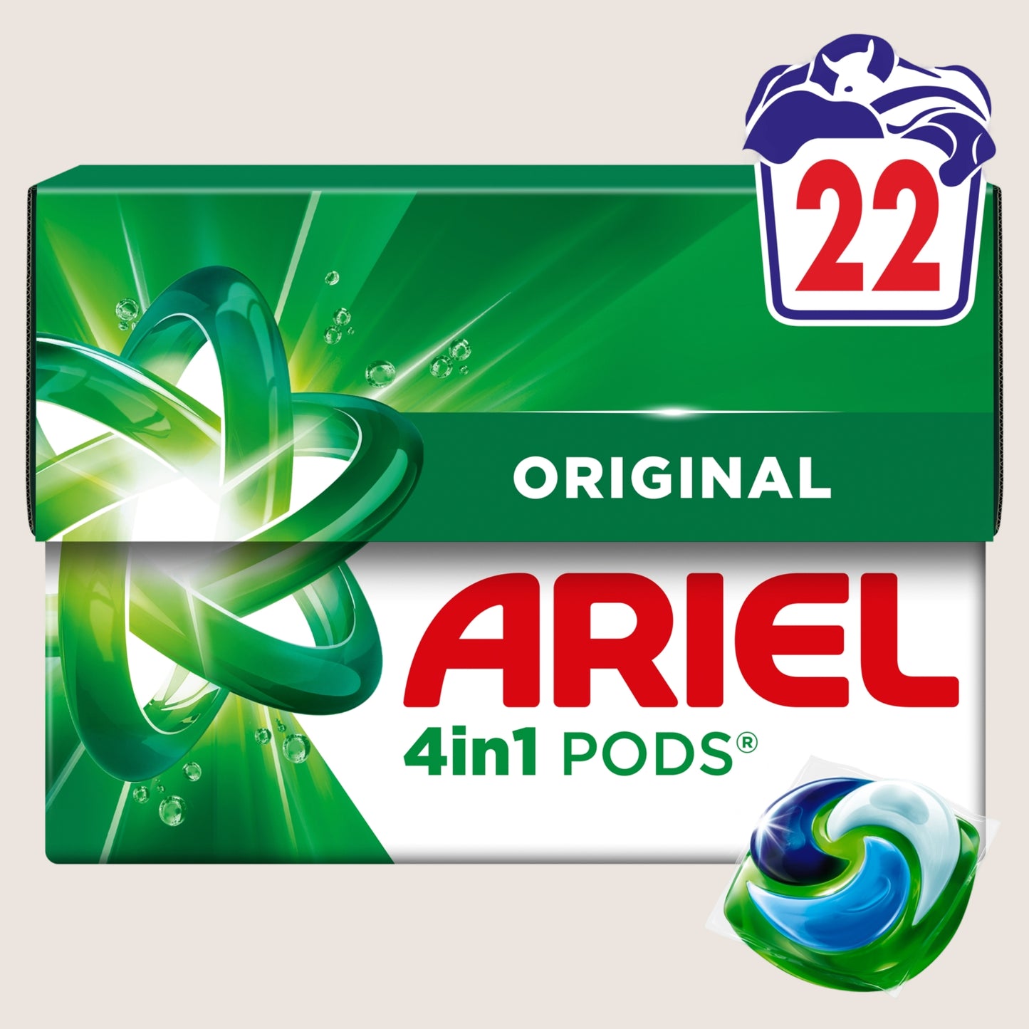 Ariel 4 in 1 PODS Washing Capsules 22