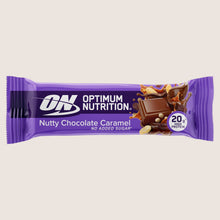 Optimum Nutrition Protein Bar, Nutty Chocolate Caramel Flavour, single serve, Protein 70g