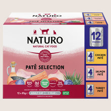 Naturo Paté Selection 1 Year + Grain Free 12 x 85g