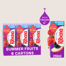 Ribena Summer Fruits No Added SugarJuice Drink Carton No Added Sugar 6 x 250ml