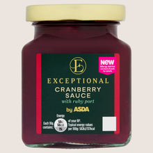 Exceptional by ASDA Exceptional by Cranberry Sauce with Ruby Port No Artificial Additives 230g