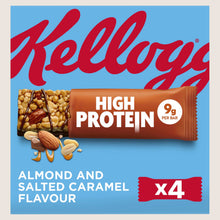 Kellogg's High Protein Almond and Salted Caramel Flavour snack bars High Protein 4x35g