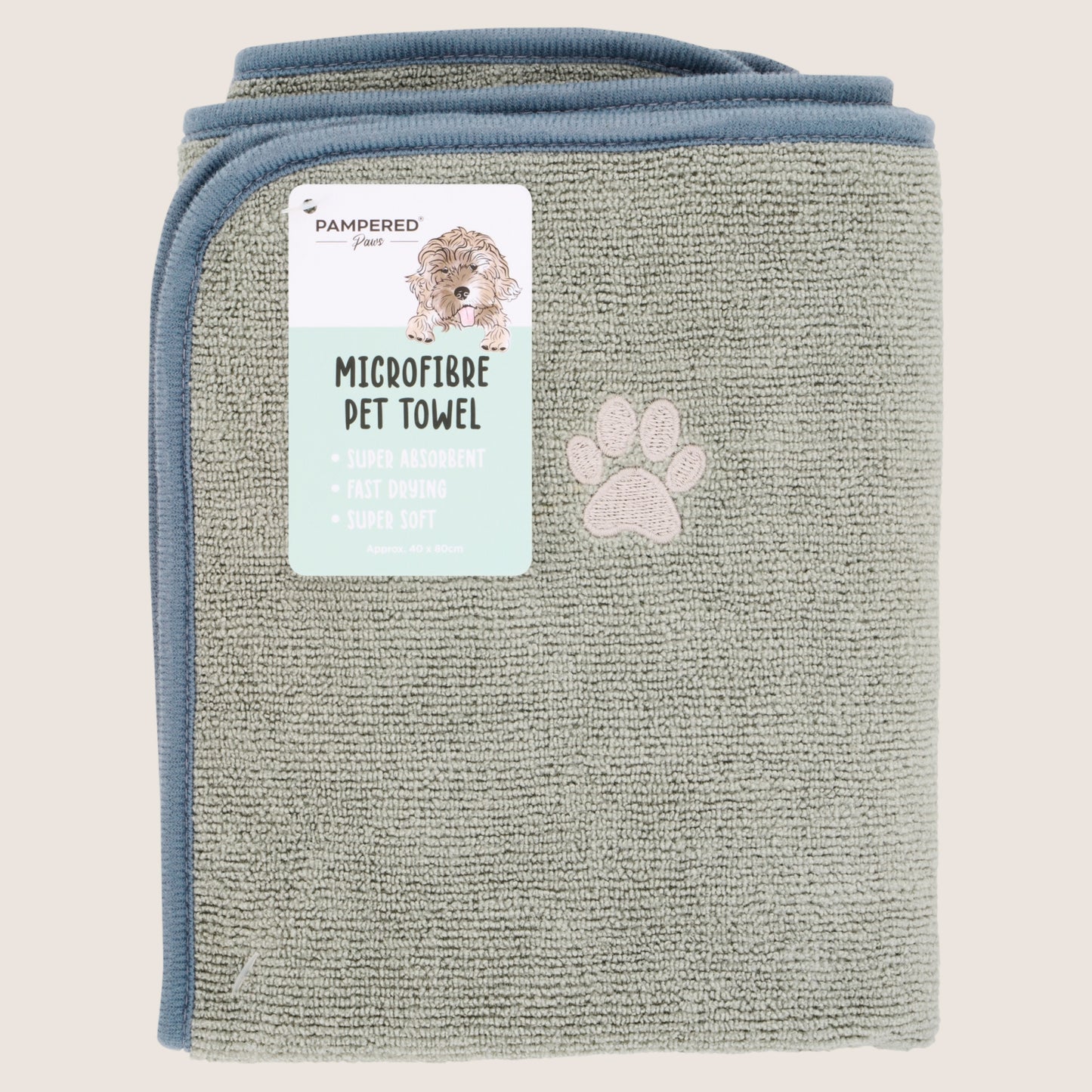 Pampered Paws Microfibre Pet Towel Nutritionally Complete