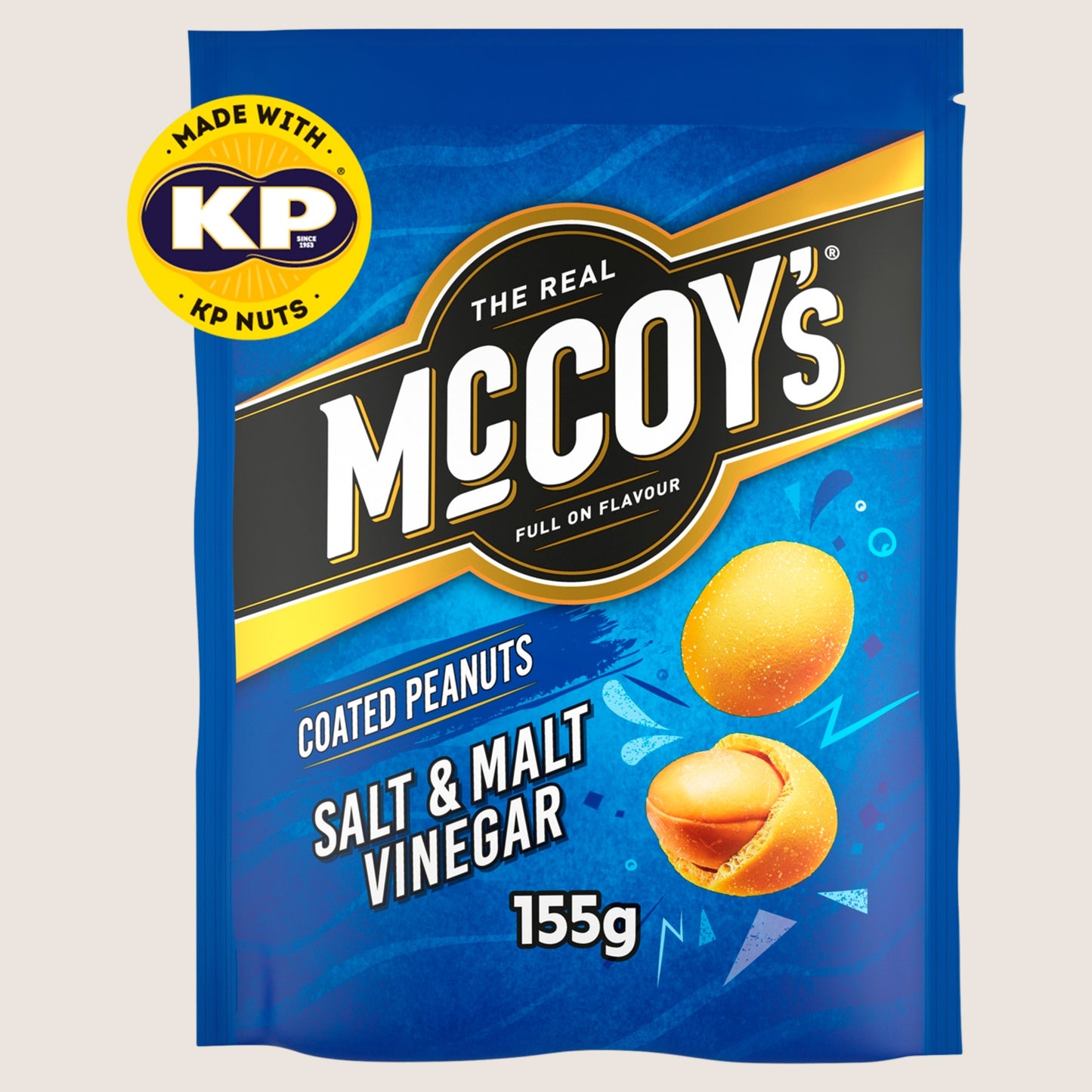 McCoy's McCoy's Coated Peanuts Salt & Malt Vinegar Multipack 155g