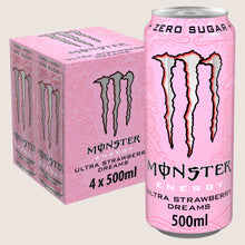 Monster Drink Ultra Strawberry Dreams Zero Sugar 4 x 500ml