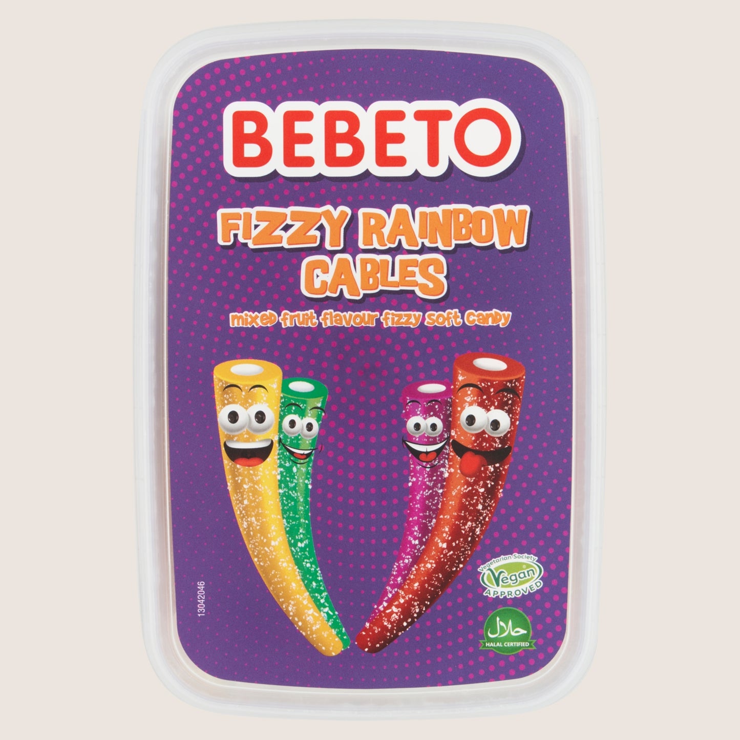 Bebeto Fizzy Rainbow Cables 400g