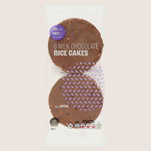 ASDA 6 Milk Chocolate Rice Cakes Milk Chocolate 90g