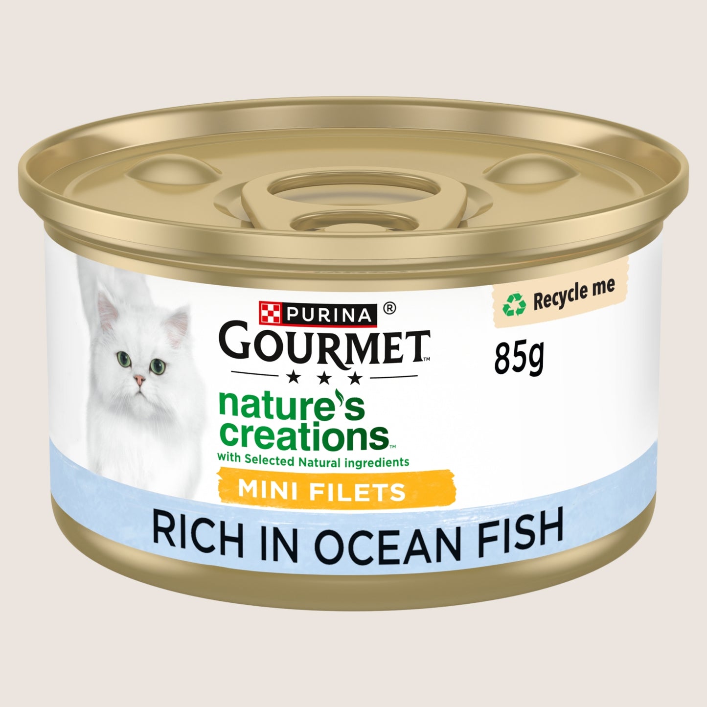 Gourmet Nature's Creations Ocean Fish Wet Cat Food With Taurine 85g