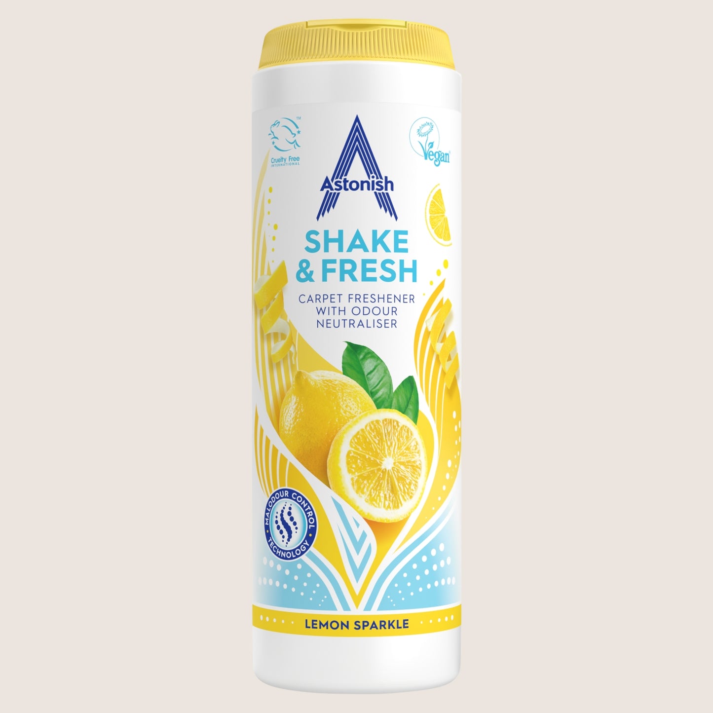 Astonish Lemon Sparkle Carpet Freshener with Odour Neutraliser 350g