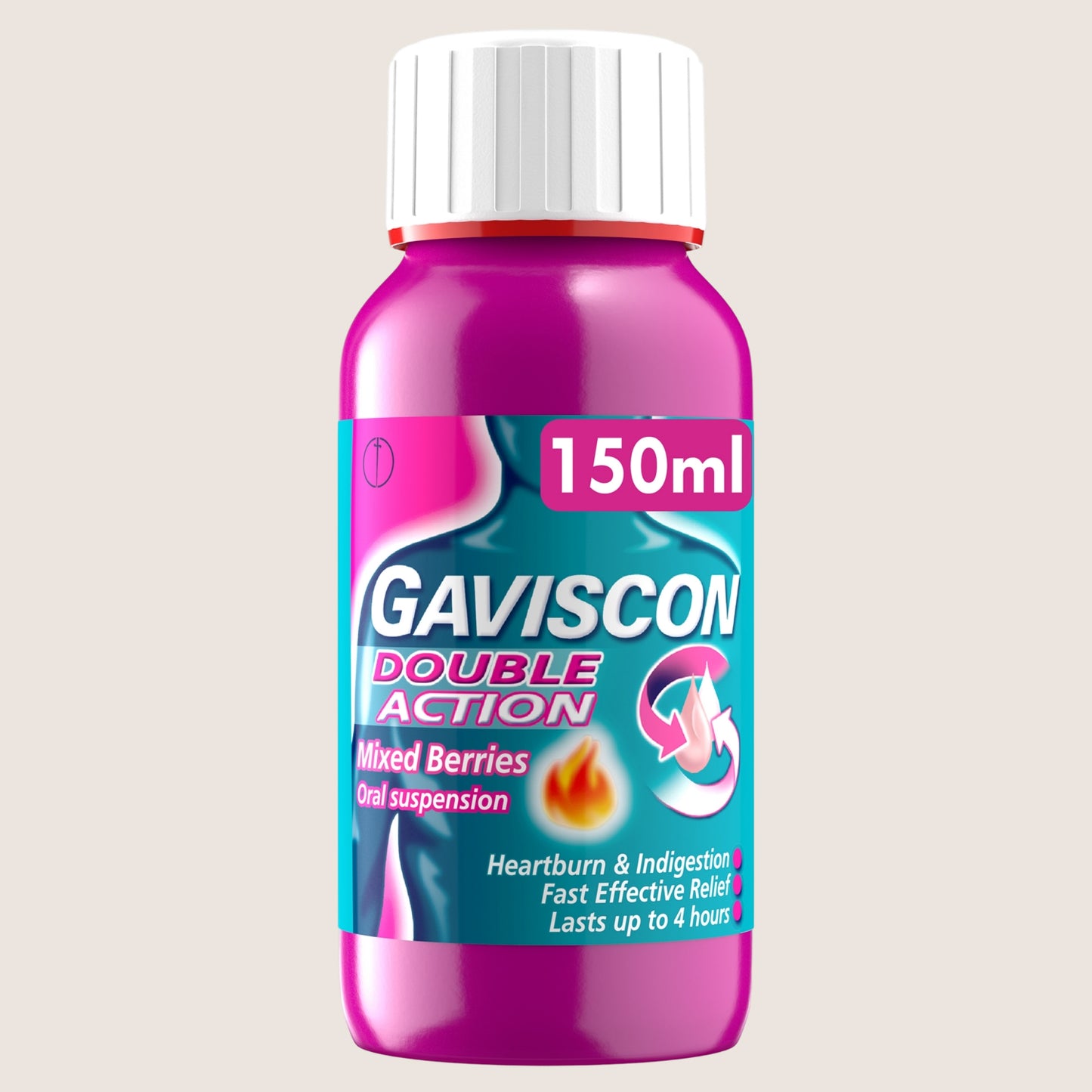 Gaviscon Double Action Mixed Berries Flavour Oral Suspension