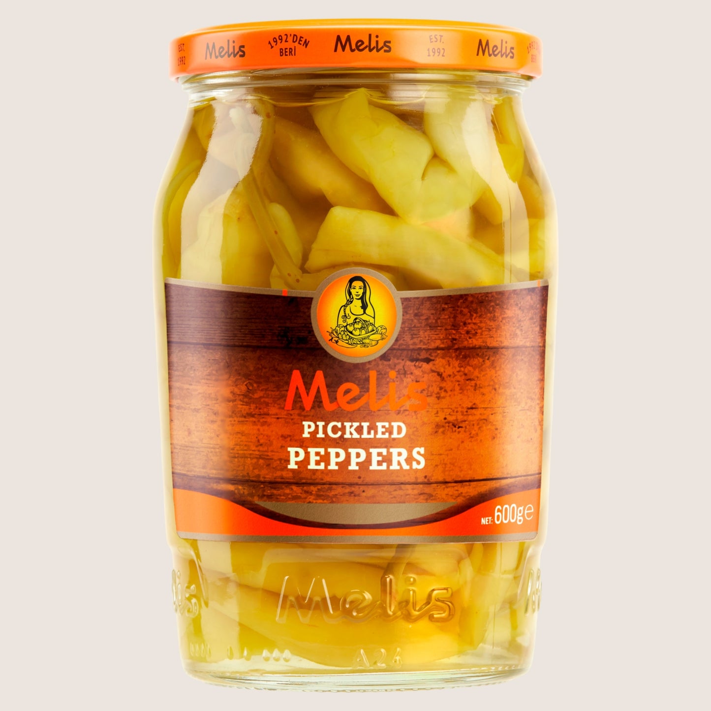 Melis Pickled Peppers No Artificial Additives 560g