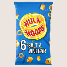 Hula Hoops Salt & Vinegar Crisps No Artificial Additives 6 Pack
