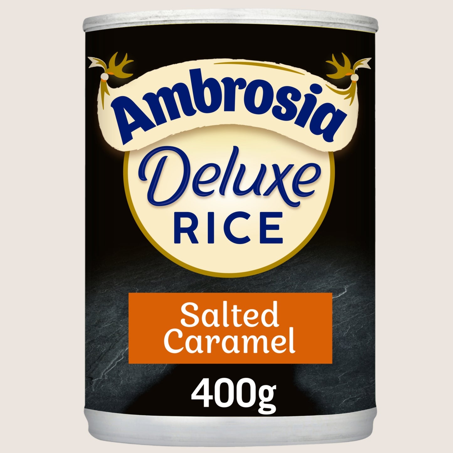 Ambrosia Deluxe Salted Caramel Rice Pudding Dessert Can No Artificial Additives 400g