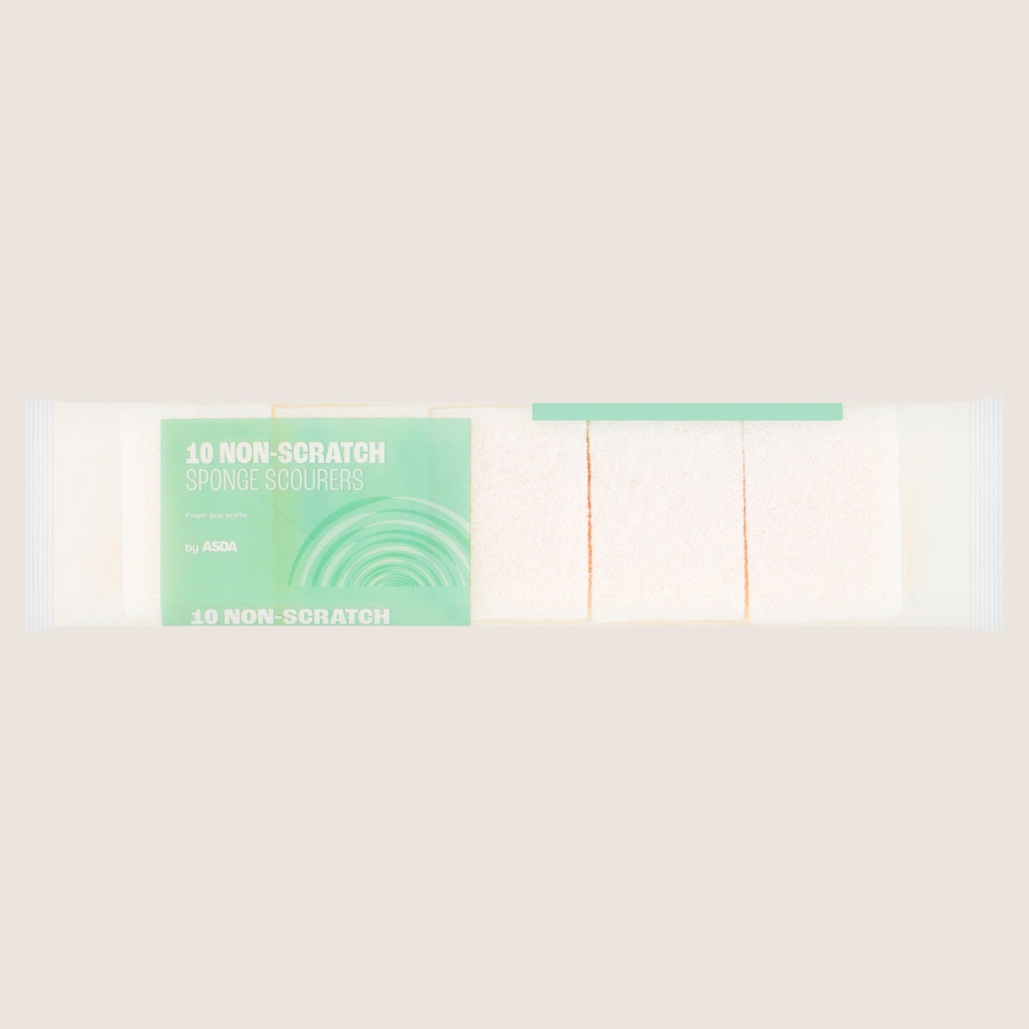 ASDA 10 Non-Scratch Sponge Scourers