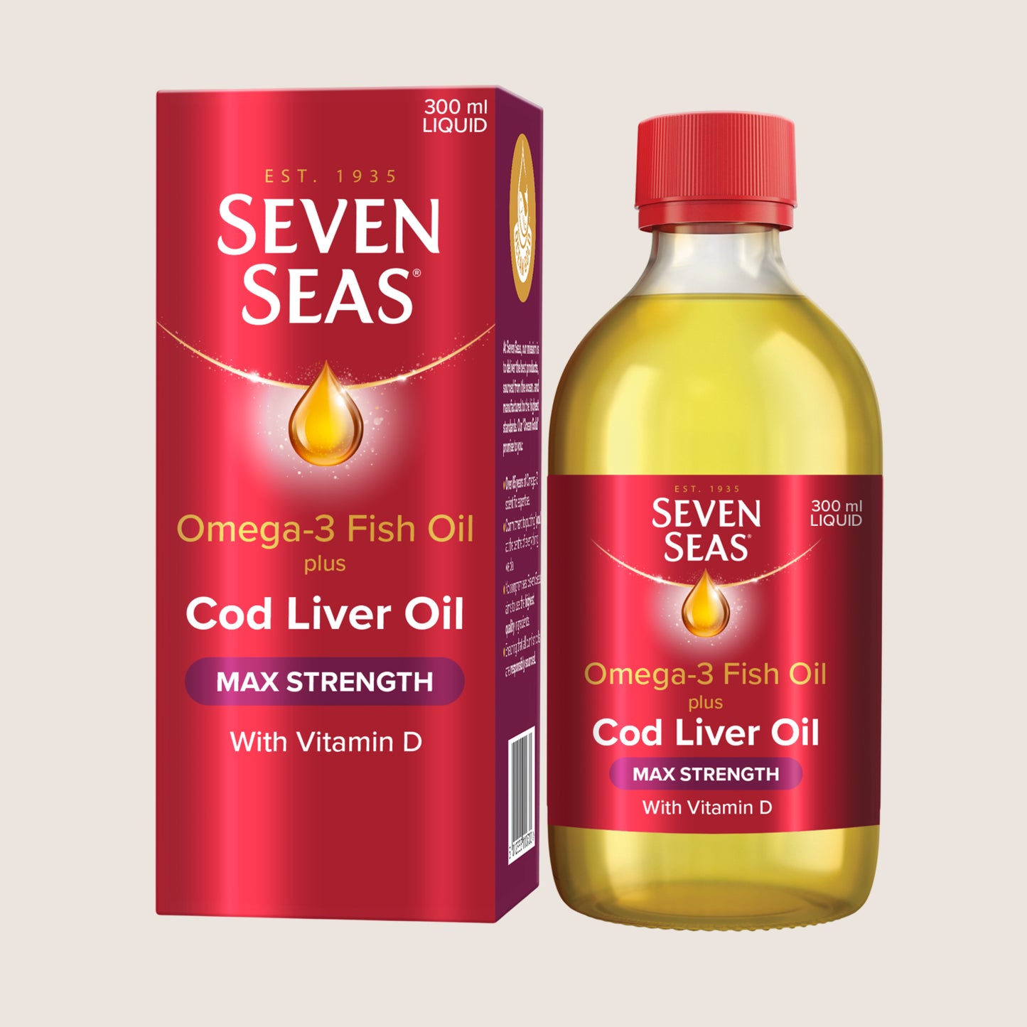 Seven Seas Omega-3 Cod Liver Oil Max Strength