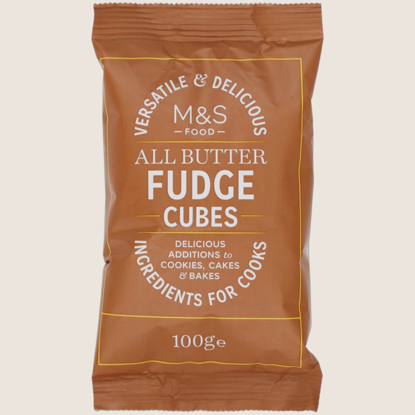 M&S All Butter Fudge Cubes All Butter Recipe 100 g