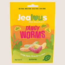 Jealous Sweets Tangy Worms Orange, Apple, Strawberry, Lemon 125g