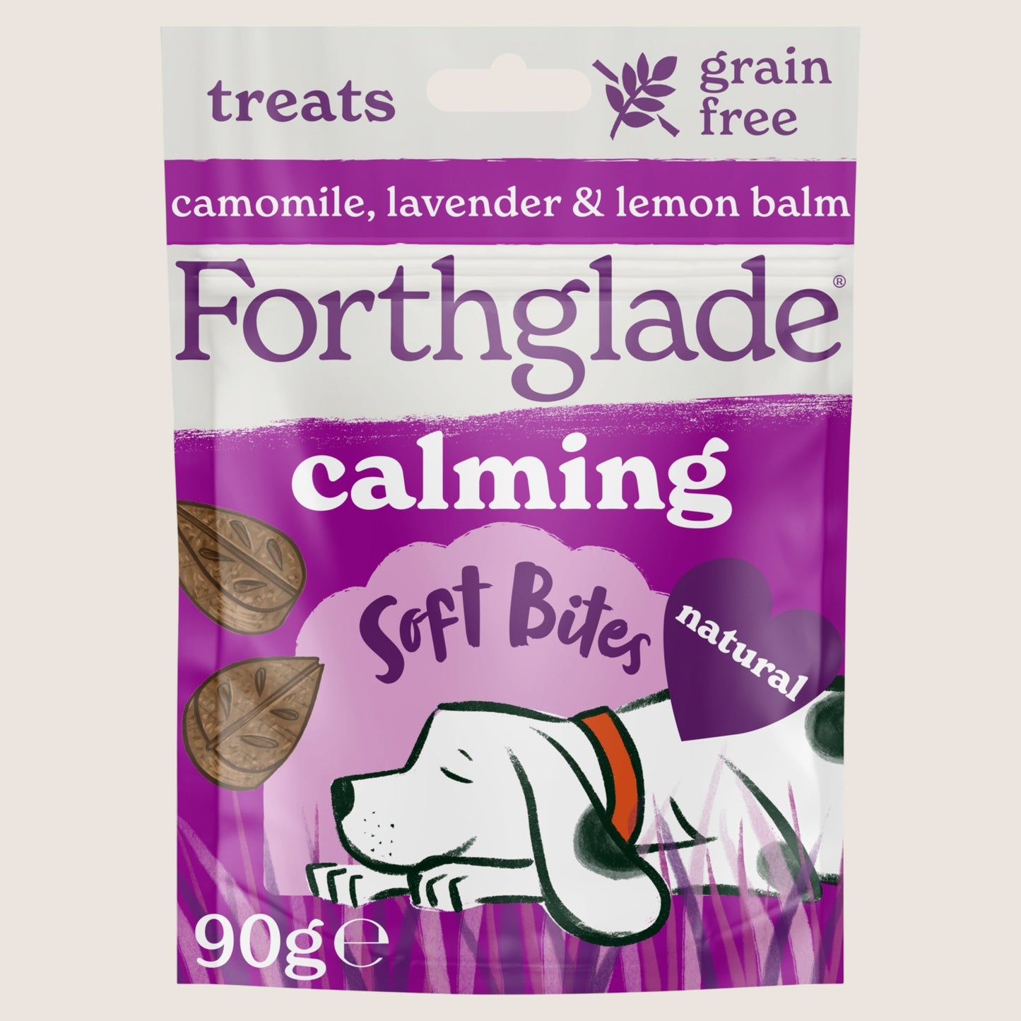 Forthglade Calming Natural Soft Bite Treats Grain Free 90g