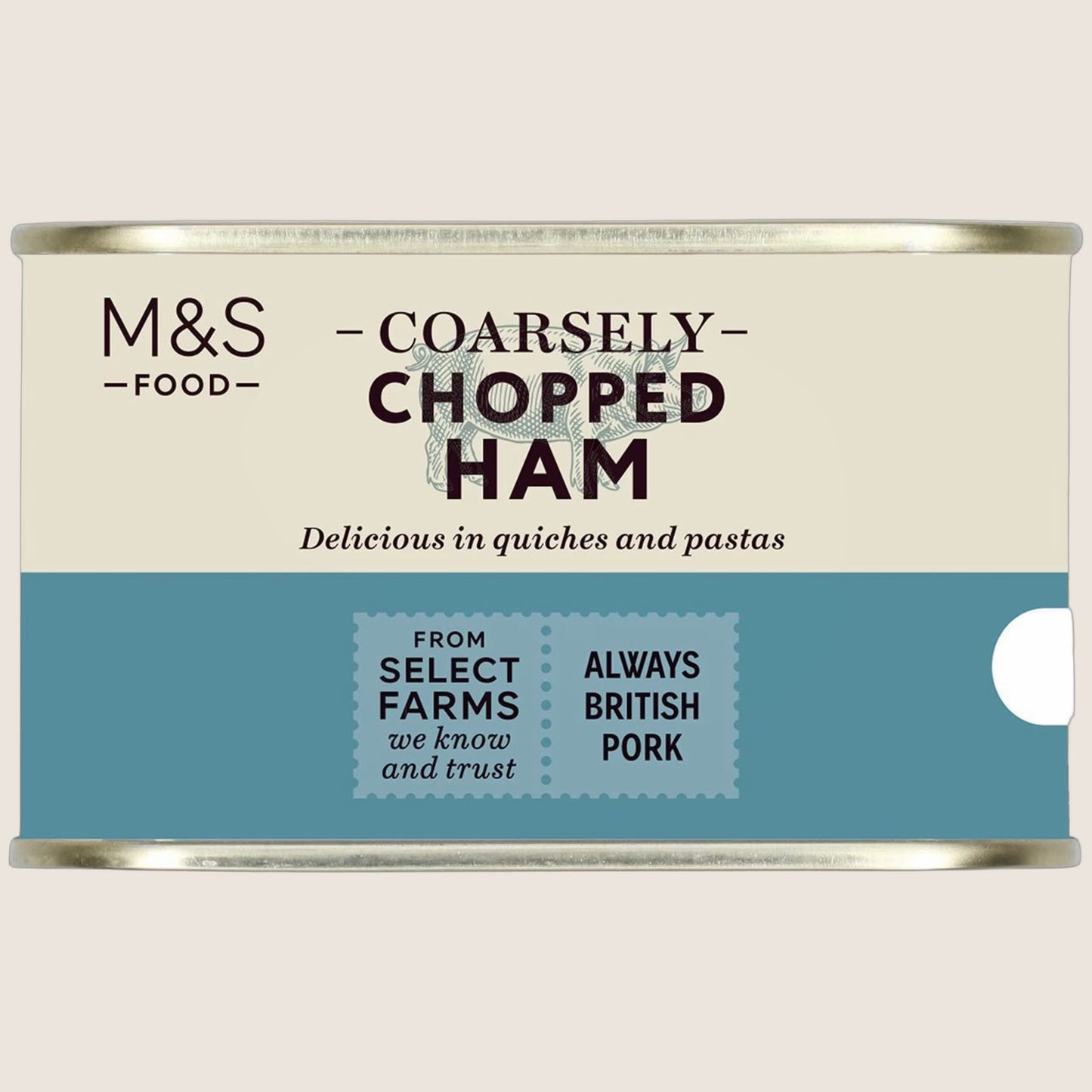 M&S Coarsely Chopped Ham 198 g