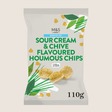 M&S Sour Cream And Chive Flavoured Houmous Chips 110 g
