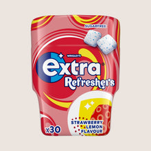 Wrigley's Refreshers Strawberry Lemon Sugarfree Chewing Gum Bottle 30 Pieces
