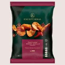 Exceptional By Asda Hand Cooked Sweet Chilli Crisps No Artificial Additives 150g