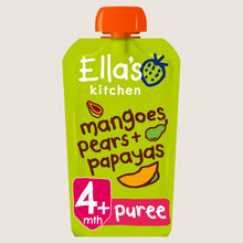 Ella's Kitchen Organic Mangoes Pears and Papaya Baby Pouch 4+ Months 120g