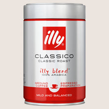 Illy Ground Coffee, Espresso, Classico Roast No Artificial Additives 250g