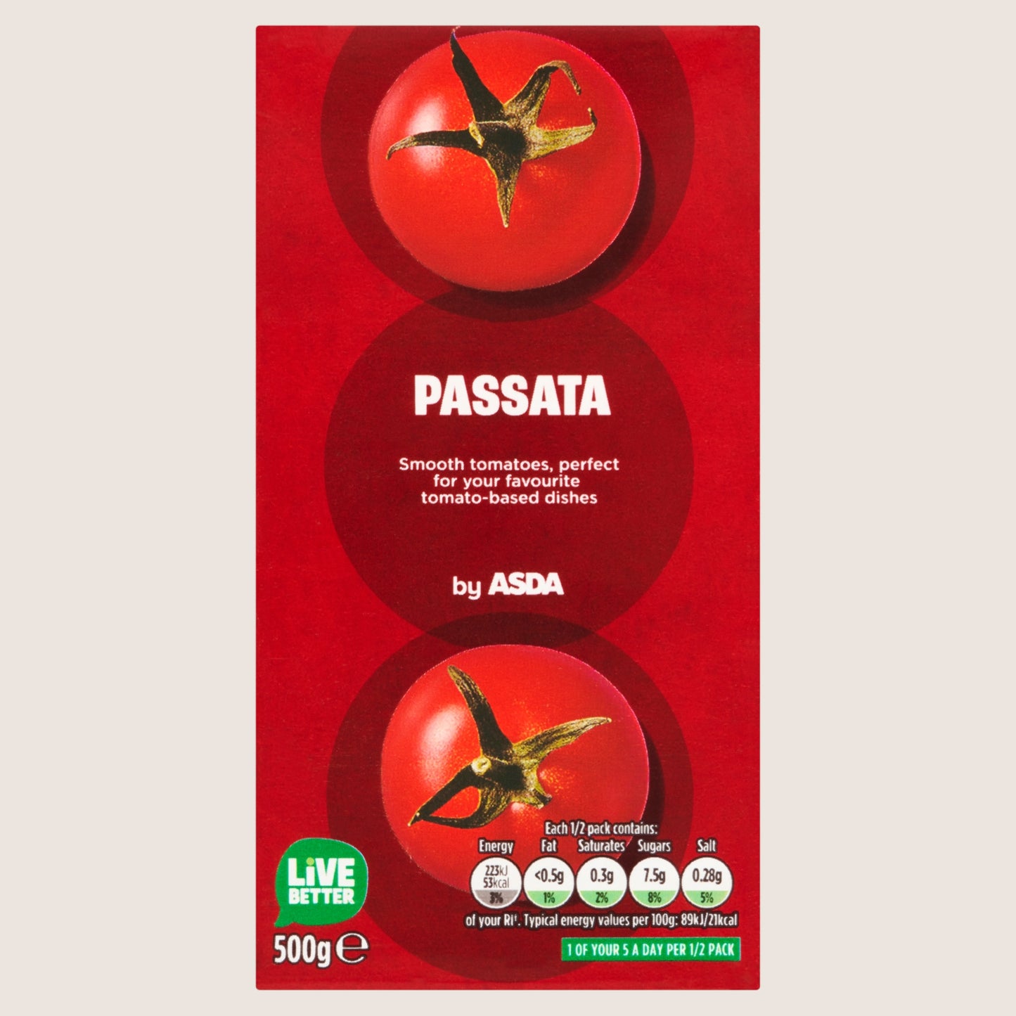 ASDA Passata Cupboard Essential 500g