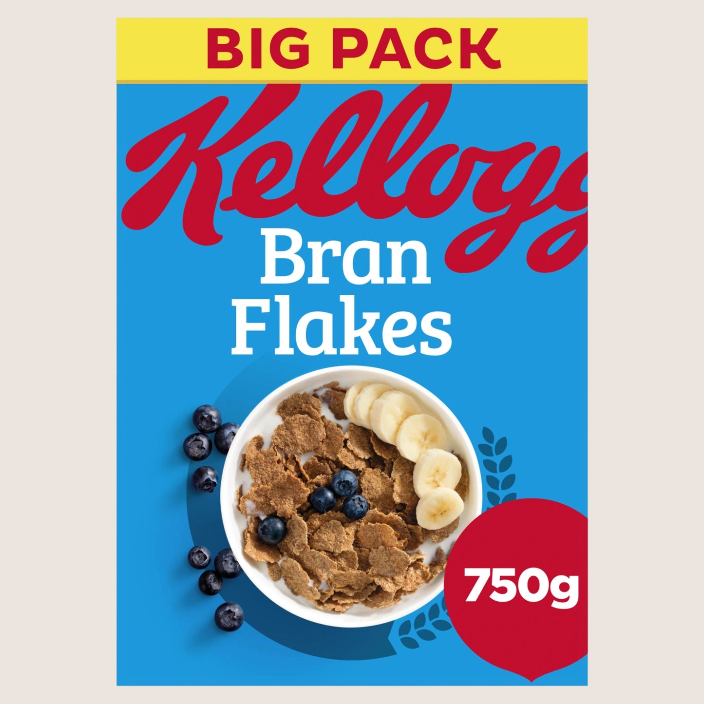 Kellogg's Bran Flakes Breakfast Cereal Vitamin Fortified 750g