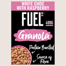 FUEL10K White Choc with Raspberry Granola Wholegrain 400g