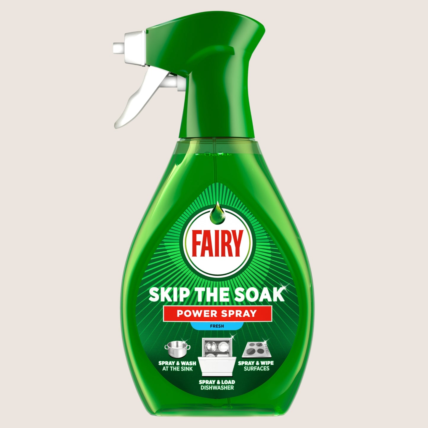 Fairy Skip the Soak Dish Power Spray Fresh 500ml