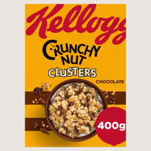 Kellogg's Crunchy Nut Chocolate Clusters Breakfast Cereal Vitamin Fortified 400g