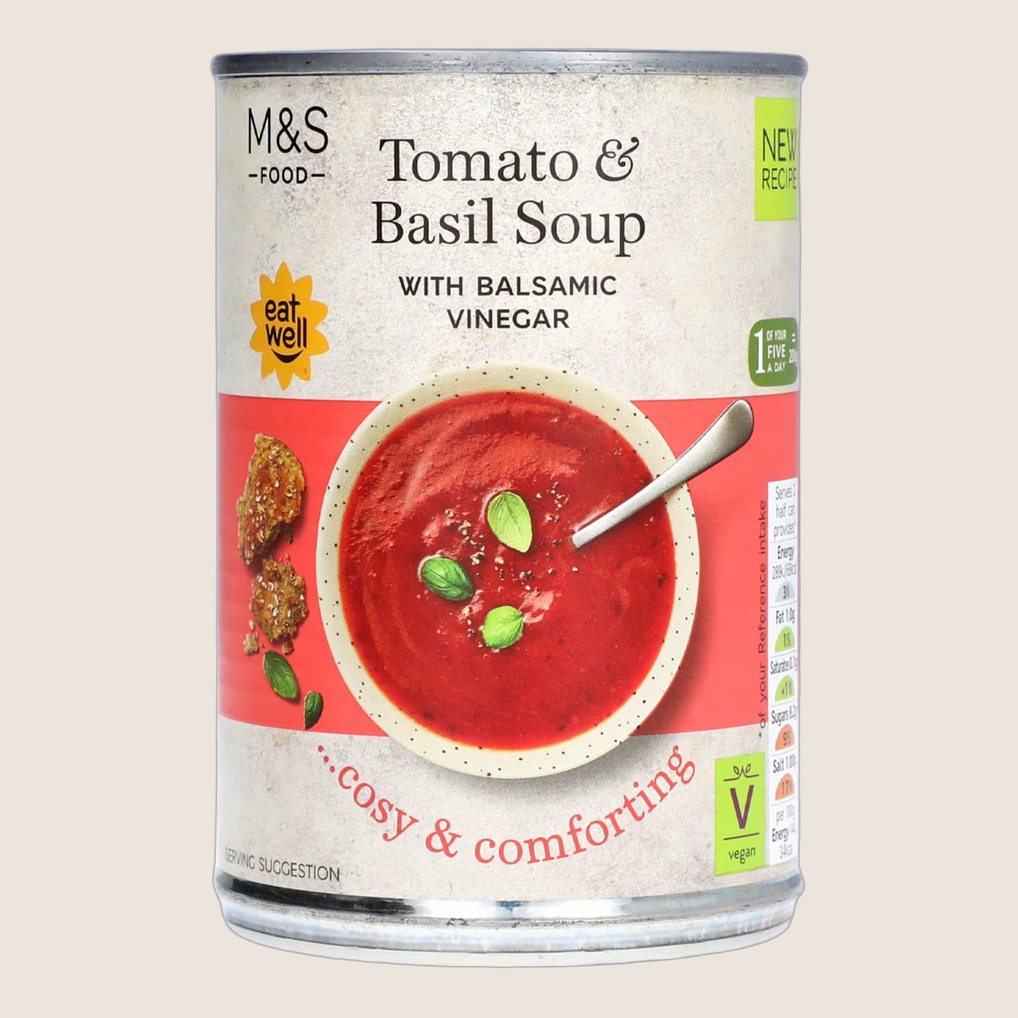 M&S Tomato And Basil Soup 400 g
