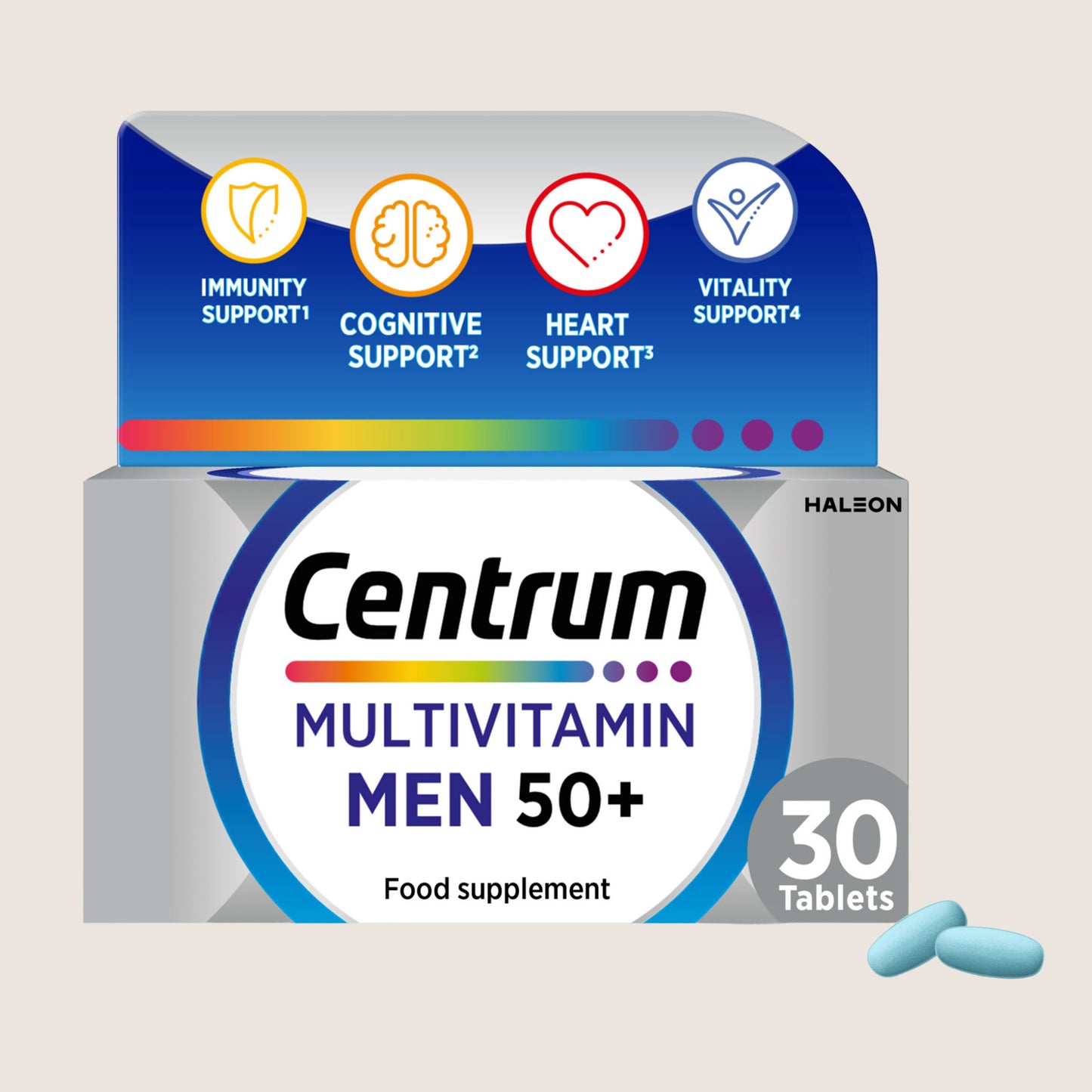 Centrum Men 50+ Multivitamins & Vitamin Tablets 30s