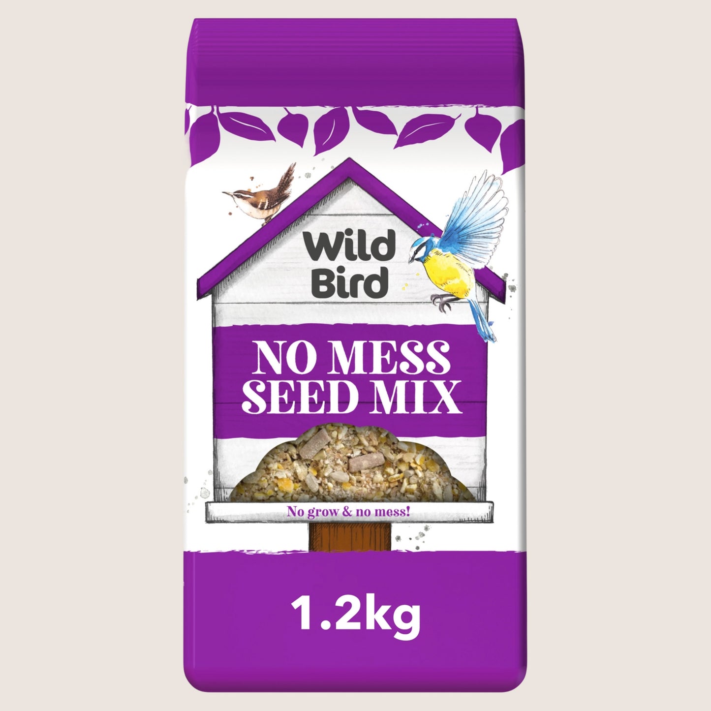 Wild Bird No Mess Seed Mix Nutritionally Complete 1.2kg